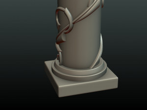 print ready column Model do druku 3D