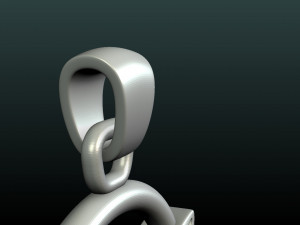 Butterfly pendant 3D 프린트 모델