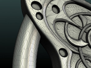 Butterfly pendant 3D 프린트 모델