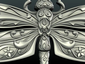 dragonfly relief 3D Print Model