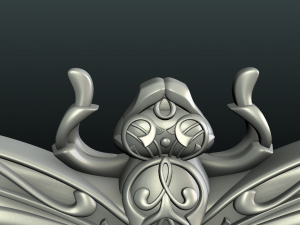 dragonfly relief 3D 打印模型