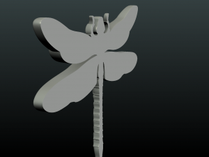dragonfly relief 3D 打印模型