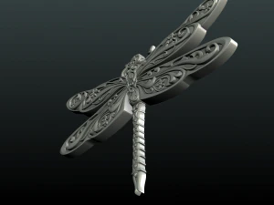 dragonfly relief 3D Print Model
