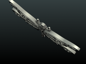 dragonfly relief 3D 打印模型