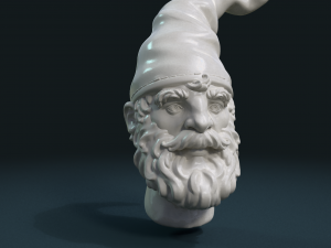 gnome head 3D 프린트 모델