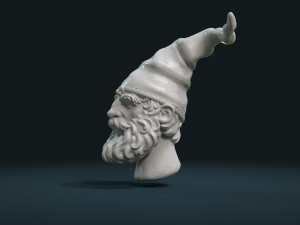 gnome head 3D 프린트 모델