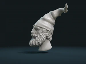 gnome head 3D Print Model