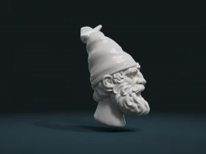 gnome head 3D Print Model