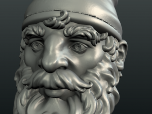 gnome head 3D 프린트 모델