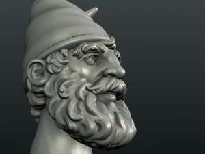 gnome head 3D Print Model
