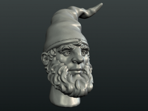 gnome head 3D 프린트 모델