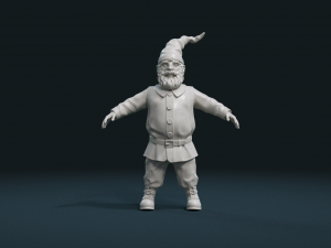 gnome sculpture 3Dプリントモデル