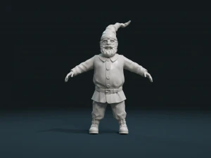 gnome sculpture 3D Print Model