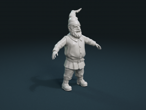 gnome sculpture 3D 打印模型