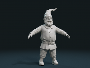 gnome sculpture 3D 打印模型