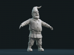 gnome sculpture 3D 打印模型