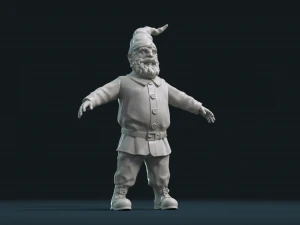 gnome sculpture 3D Print Model