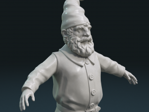 gnome sculpture 3D 打印模型