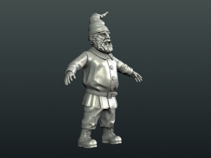 gnome sculpture 3D 打印模型