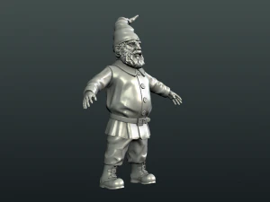 gnome sculpture 3D Print Model
