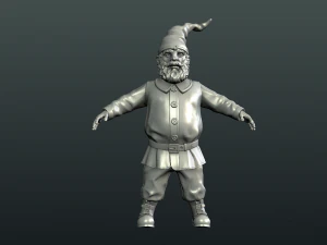 gnome sculpture 3D Print Model