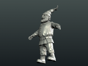 gnome sculpture 3D 打印模型