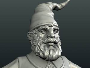 gnome sculpture 3D 打印模型