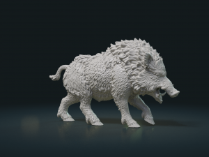 wild boar 3D printmodel