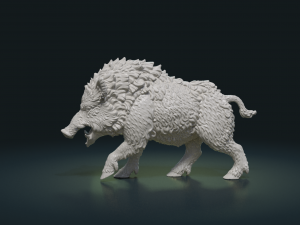wild boar 3D printmodel