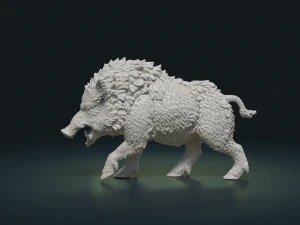 wild boar 3D Print Model
