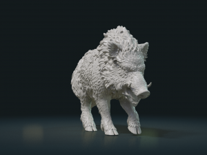 wild boar 3D printmodel