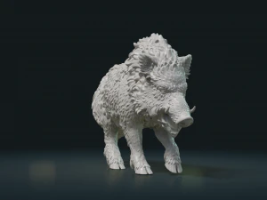 wild boar 3D Print Model