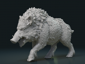 wild boar 3D printmodel