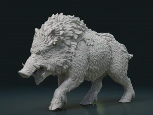 wild boar 3D Print Model