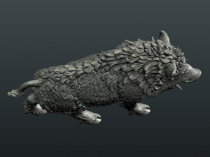 wild boar 3D printmodel