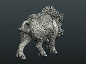 wild boar 3D printmodel