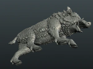 wild boar 3D Print Model