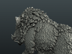 wild boar 3D printmodel