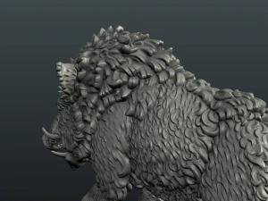 wild boar 3D Print Model
