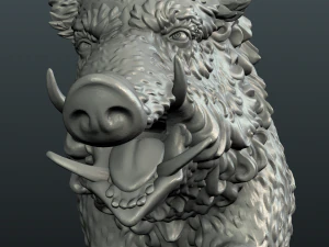 wild boar 3D Print Model