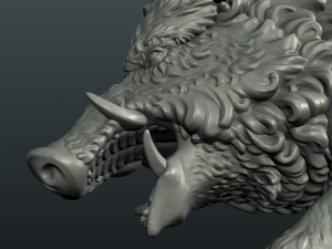 wild boar 3D printmodel