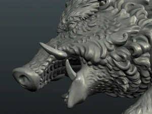 wild boar 3D Print Model