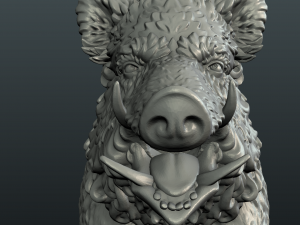 wild boar 3D printmodel