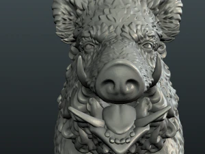 wild boar 3D Print Model