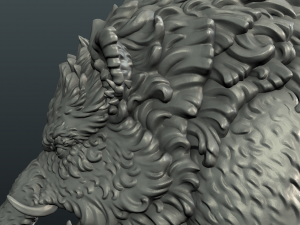 wild boar 3D printmodel