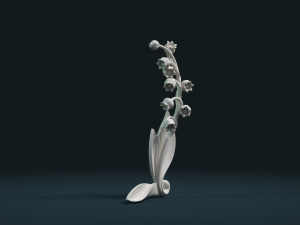 lily of the valley Model Cetak 3D