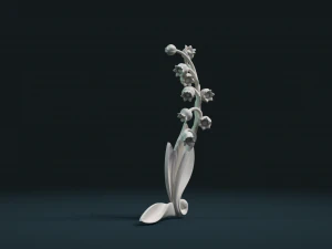 lily of the valley 3D Print Model