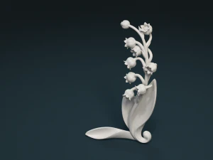 lily of the valley 3D Print Model