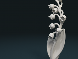 lily of the valley Model Cetak 3D