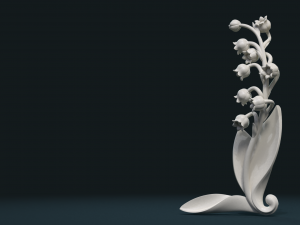 lily of the valley Model Cetak 3D